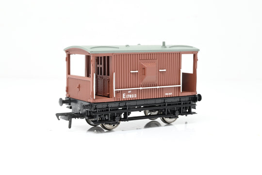 Bachmann OO Gauge 33-802 BR Brown 20T Brake Van No.E178513 - Boxed