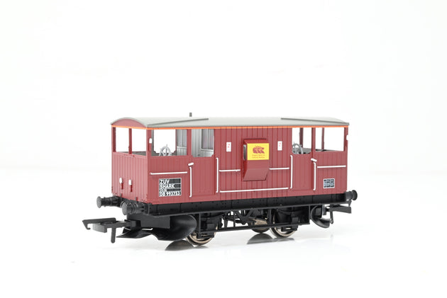 Hornby OO Gauge R6411 EWS Maroon ZUV Shark Brake Van No.DB993753 - Boxed