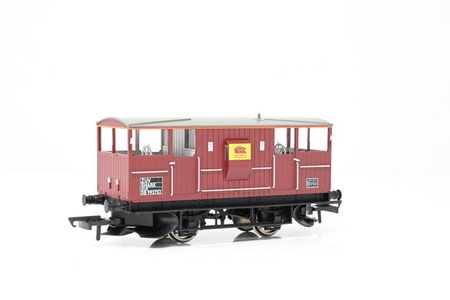 Hornby OO Gauge R6411 EWS Maroon ZUV Shark Brake Van No.DB993753 - Boxed