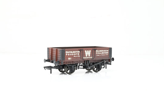 Bachmann OO Gauge 37-065 Writhlington 5-Plank Open Wagon No.91 - Factory Weathered, Boxed