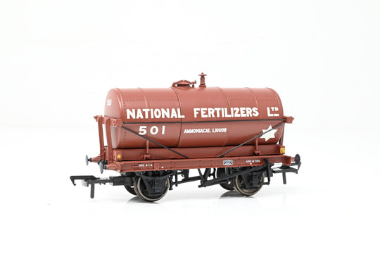 Bachmann OO Gauge 37-161 Foster & Co. Red 8-Plank Open Wagon No.17 - Boxed