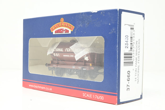 Bachmann OO Gauge 37-161 Foster & Co. Red 8-Plank Open Wagon No.17 - Boxed