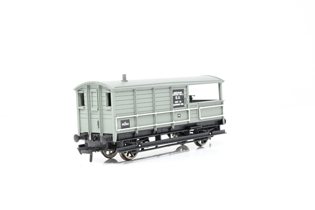 Bachmann OO Gauge 33-305 20 Ton Toad Brake Van BR Grey (Shrewsbury) No.W35960 - Boxed