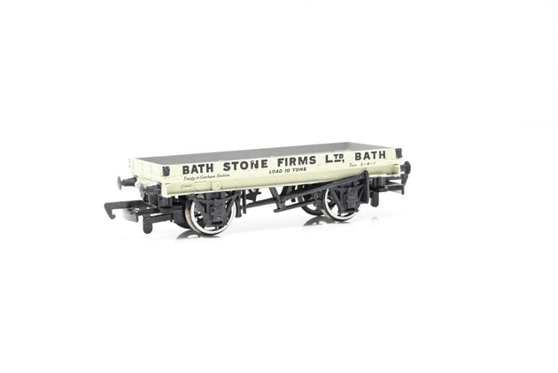 Bachmann OO Gauge 33-405 1 Plank Wagon 'Bath Stone Firms Ltd' - Boxed