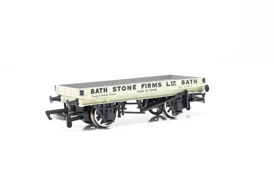 Bachmann OO Gauge 33-405 1 Plank Wagon 'Bath Stone Firms Ltd' - Boxed
