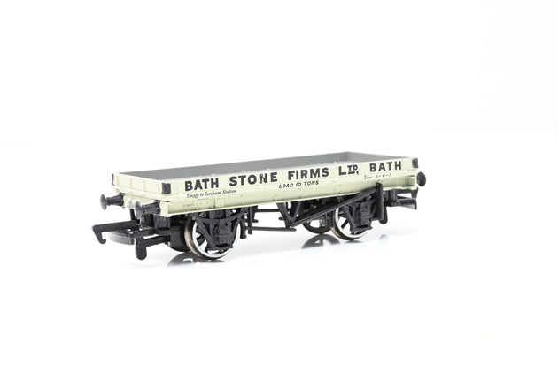 Bachmann OO Gauge 33-405 1 Plank Wagon 'Bath Stone Firms Ltd' - Boxed