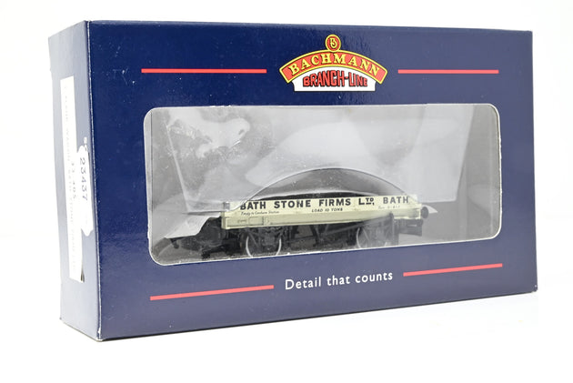 Bachmann OO Gauge 33-405 1 Plank Wagon 'Bath Stone Firms Ltd' - Boxed