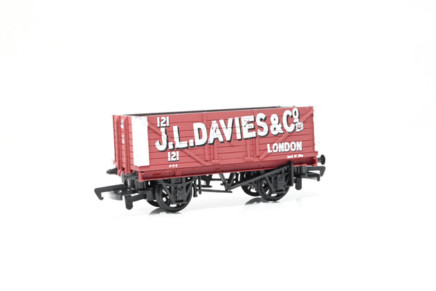 Bachmann OO Gauge 33-100A 7 Plank Open Wagon 'J.L. Davis & Co' No.121 - Boxed
