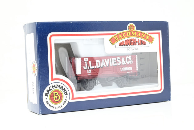 Bachmann OO Gauge 33-100A 7 Plank Open Wagon 'J.L. Davis & Co' No.121 - Boxed