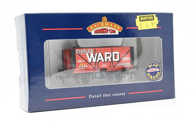 Bachmann OO Gauge 33-151 8 Plank Wagon 'Charles Ward' No.4265 - Boxed