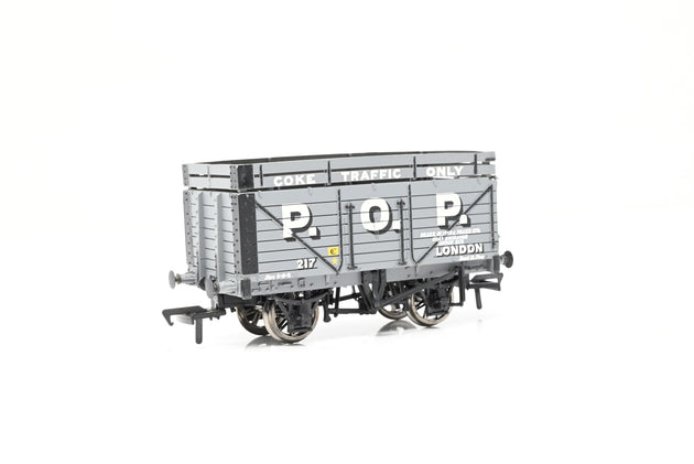 Bachmann OO Gauge 37-176 7 Plank Wagon with Coke Rail 'P.O.P.' No,217- Boxed