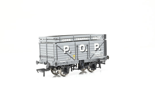 Bachmann OO Gauge 37-176 7 Plank Wagon with Coke Rail 'P.O.P.' No,217- Boxed