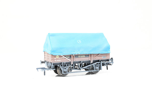 Bachmann OO Gauge 33-085 China Clay Wagon BR Bauxite (Late) Weathered No.B743783 - Boxed