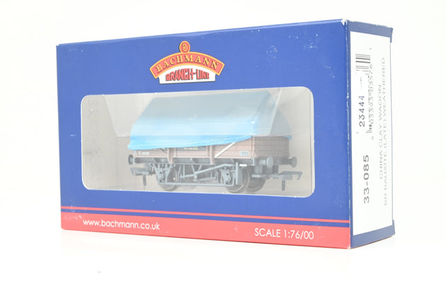 Bachmann OO Gauge 33-085 China Clay Wagon BR Bauxite (Late) Weathered No.B743783 - Boxed