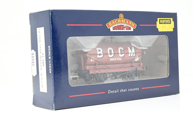 Bachmann OO Gauge 33-085 China Clay Wagon BR Bauxite (Late) Weathered No.B743783 - Boxed