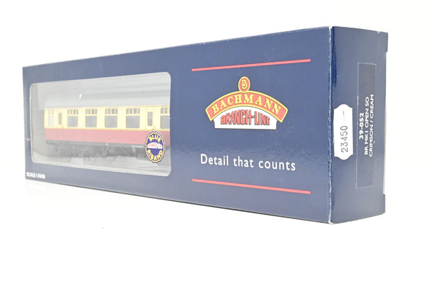 Bachmann OO Gauge 39-052 BR Mk1 Open SO Crimson/Cream No.M3737 - Boxed