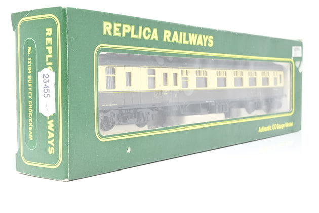 Replica Railways OO Gauge 12104 BR Mk1 Buffet Chocolate/Cream No.W21243 - Boxed