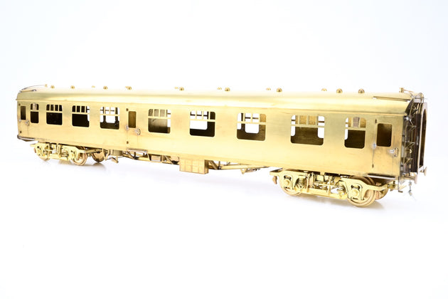 Sancheng O Gauge Unpainted Brass Mk1 Composite Corridor Coach - Aftermarket Box