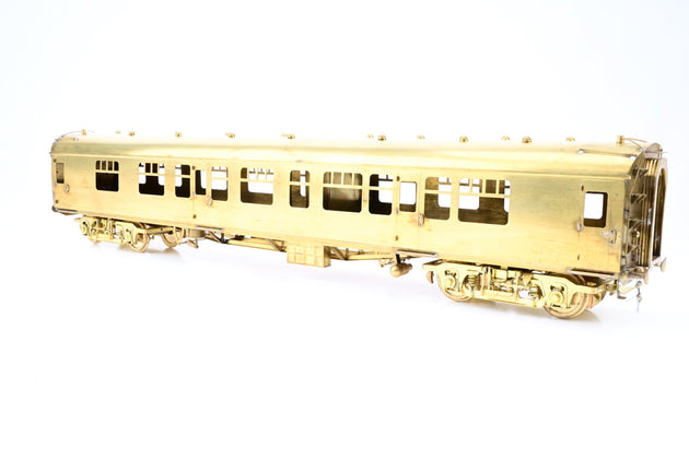 Sancheng O Gauge Unpainted Brass Mk1 Composite Corridor Coach - Aftermarket Box