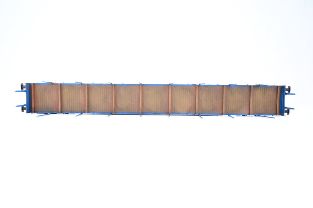 Heljan O Gauge 5153 'Corus Rail' Blue/Brown IGA Cargo Wagon No. 4647039-3 - Weathered, Boxed