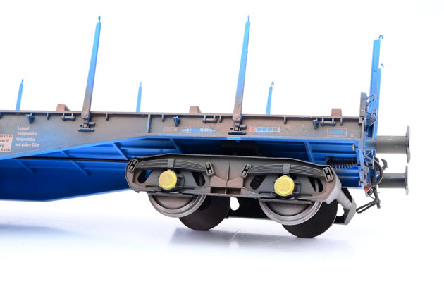 Heljan O Gauge 5153 'Corus Rail' Blue/Brown IGA Cargo Wagon No. 4647039-3- Weathered, Boxed