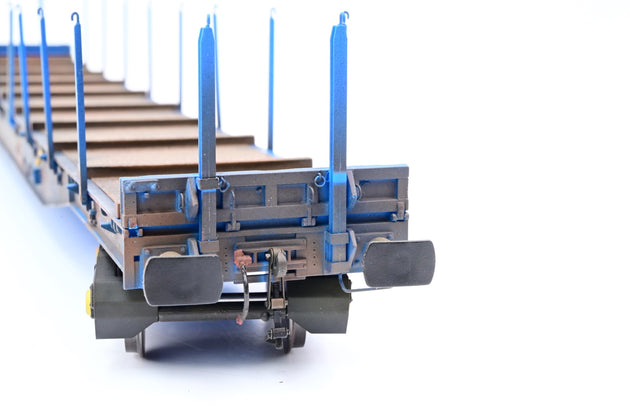 Heljan O Gauge 5153 'Corus Rail' Blue/Brown IGA Cargo Wagon No. 4647039-3- Weathered, Boxed