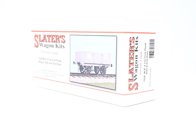 Kit Built O Gauge BR Grey 5-Plank Side Door Open Wagon No.W109458 - Boxed