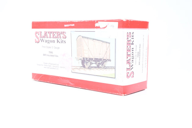 Kit Built O Gauge BR White 'Insul-Meat' Insulated Meat Van No.B872056 - Boxed