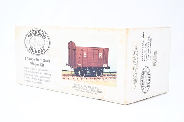 Kit Built O Gauge SR Brown 12T Ventilated Goods Van No.45916 - Boxed
