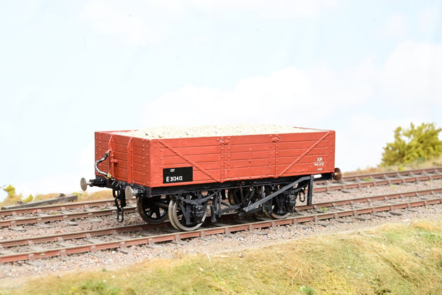 Kit Built O Gauge BR Bauxite 13T 5-Plank Open Wagon No.E312412 - Boxed
