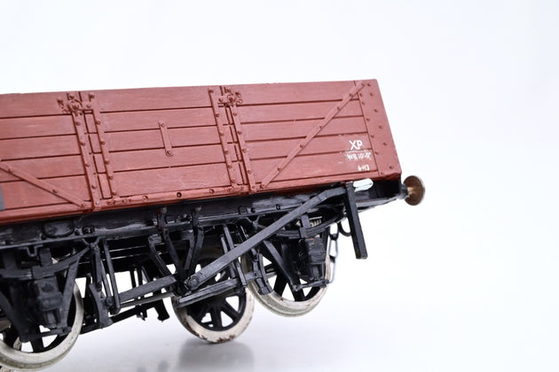 Kit Built O Gauge BR Bauxite 13T 5-Plank Open Wagon No.E312412 - Boxed