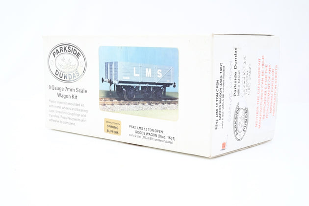 Kit Built O Gauge BR Bauxite 13T 5-Plank Open Wagon No.E312412 - Boxed