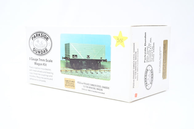 Kit Built O Gauge BR Grey 12T 5-Plank Side Door Open Wagon No.W113730 - Weathered, Boxed
