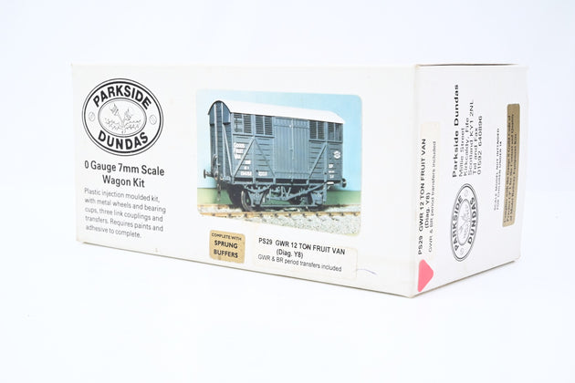 Kit Built O Gauge BR Grey 12T Ventilated Fruit Van No.B875287 - Boxed