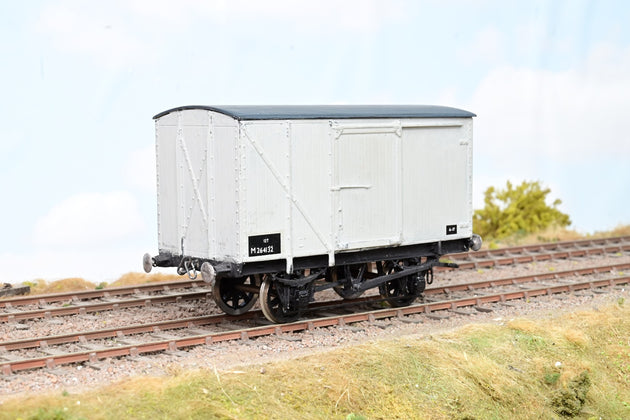 Kit Built O Gauge BR Grey 12T Sliding Door Covered Goods Van No.M264132 - Boxed