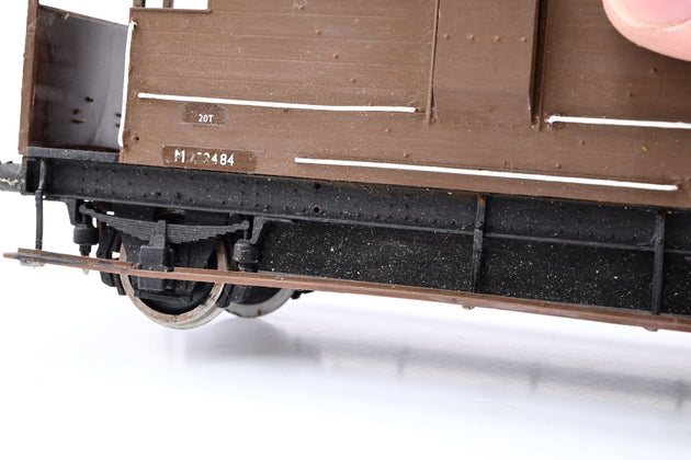 Kit Built O Gauge BR Brown 20T Brake Van No.M732474 - Unboxed