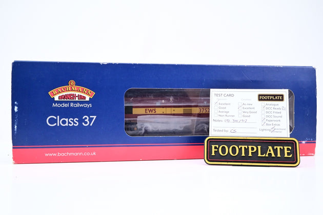 Bachmann OO Gauge 32-381R Class 37/5 Diesel EWS 'English China Clays' No.37521 - Limited Edition, Factory Weathered, Boxed