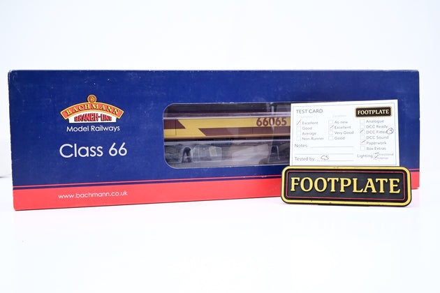 Bachmann OO Gauge 32-373 Class 66 Diesel DB Schenker (ex-EWS) No.66065 - DCC Fitted, Factory Weathered, Boxed