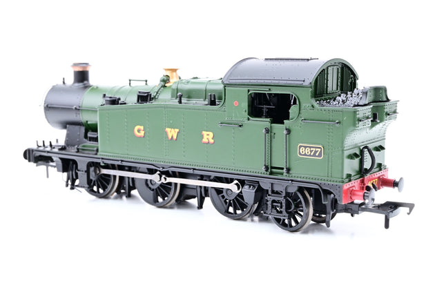 Bachmann OO Gauge 32-084 Class 56XX 0-6-2T GWR Green No.6677 - Boxed