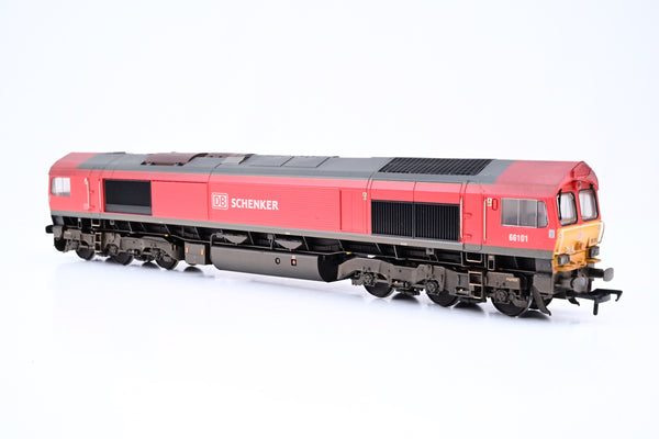 Bachmann OO Gauge 32-734A Class 66 Diesel DB Schenker No.66101 - DCC Fitted, Factory Weathered, Boxed
