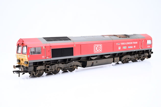 Bachmann OO Gauge 32-738Z Class 66 Diesel DB Cargo 'YIWU-London Train' No.66136 - DCC Fitted, TMC Weathered, Boxed