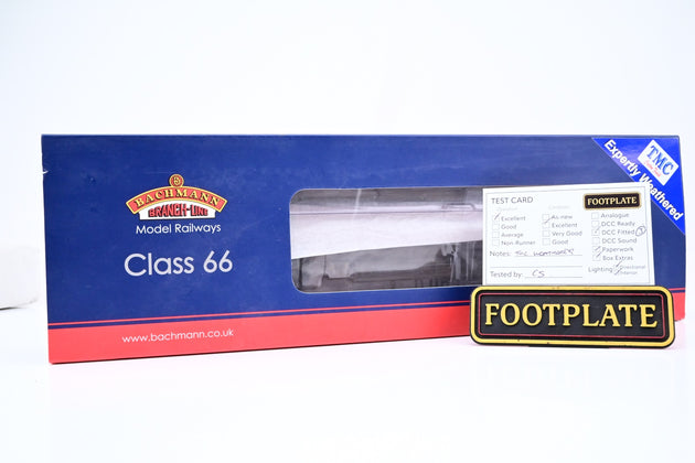Bachmann OO Gauge 32-738Z Class 66 Diesel DB Cargo 'YIWU-London Train' No.66136 - DCC Fitted, TMC Weathered, Boxed