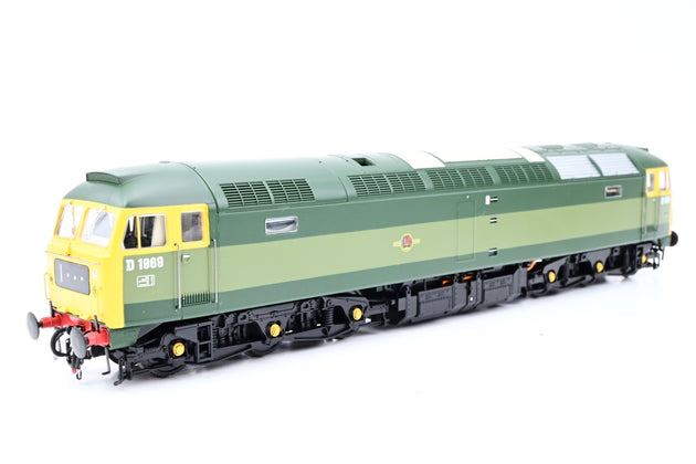 Heljan OO Gauge 4711 BR Two-Tone Green Class 47 Diesel (Full Yellow Ends) No.D1969 - Boxed