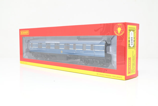 Hornby OO Gauge R4961 LMS Stanier Coronation Scot 57" BFK Coach (w/ Lights) No.5052 - Boxed