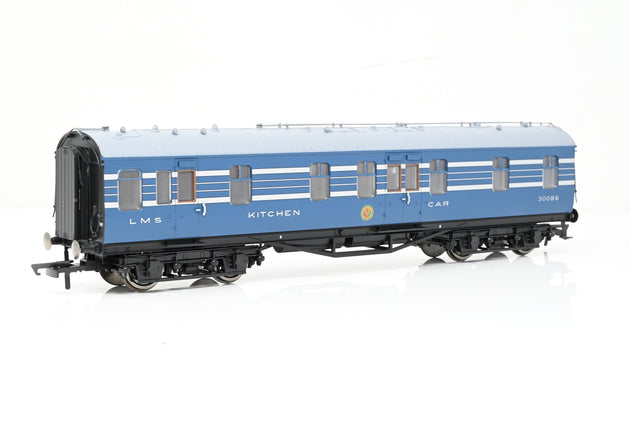 Hornby OO Gauge R4963A LMS Stanier Coronation Scot 50" RK Coach (w/ Lights) No.30086 - Boxed