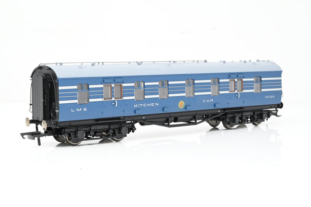 Hornby OO Gauge R4963A LMS Stanier Coronation Scot 50" RK Coach (w/ Lights) No.30086 - Boxed
