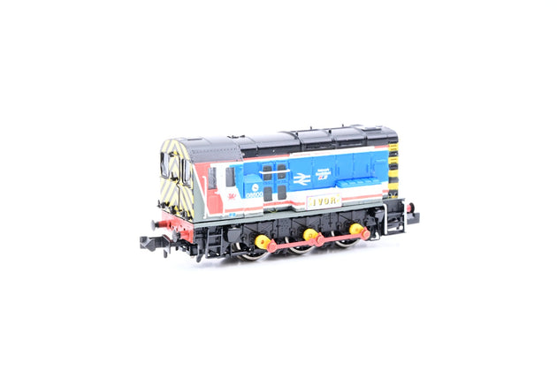Graham Farish N Gauge 371-023 Network SouthEast Class 08 Diesel Shunter No.08600 'Ivor' - Boxed