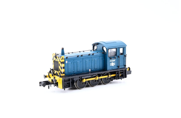 Graham Farish N Gauge BR Blue w/ Wasp Stripes Class 04 Diesel Shunter No.D4258 - Renumbered, Boxed