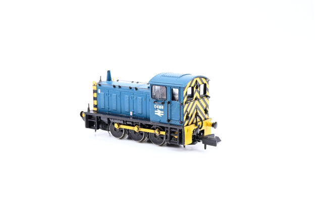 Graham Farish N Gauge BR Blue w/ Wasp Stripes Class 04 Diesel Shunter No.D4258 - Renumbered, Boxed