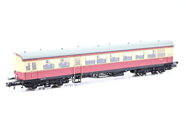 Graham Farish N Gauge 374-610 BR Auto Trailer Crimson & Cream No.W234 - Boxed